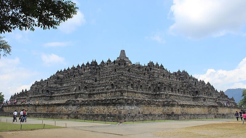 Candi Borobudur di Magelang Jawa Tengah.