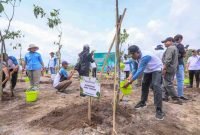 Kegiatan penanaman 650 bibit pohon di Desa Dukun, Kecamatan Dukun, Kabupaten Magelang, Selasa (25/11/2025).