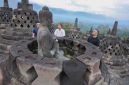 Gubernur Jawa Tengah Ahmad Luthfi berkunjung ke Candi Borobudur di Magelang.