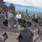 Gubernur Jawa Tengah Ahmad Luthfi berkunjung ke Candi Borobudur di Magelang.