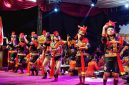 Pertunjukan seni dalam acara Pertukaran Budaya Magelang Karanganyar.