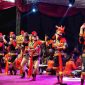 Pertunjukan seni dalam acara Pertukaran Budaya Magelang Karanganyar.