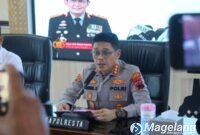 Kapolresta Magelang Kombes Pol Herbin Sianipar.