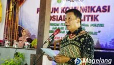 Wakil Bupati Magelang Sahid dalam Forum Komunikasi Sosial Politik di Omah Budur pada Kamis (30/7/2026).