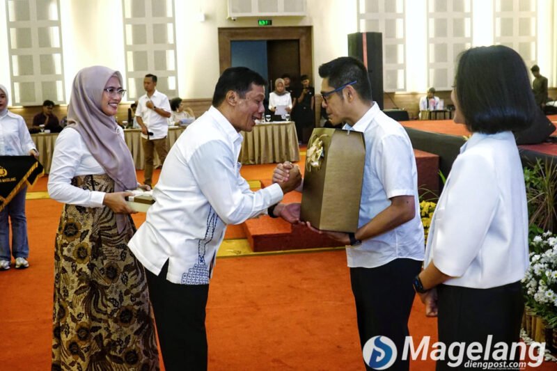 Acara lepas sambut Kapolresta Magelang di Ballroom Grand Artos Hotel Magelang, Kamis (30/7/2026).
